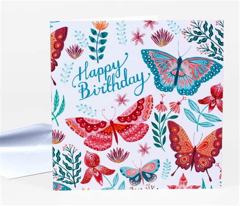 Papio Press Happy Birthday Butterflies At