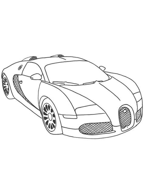 Samochód Bugatti Veyron Kolorowanka Do Druku