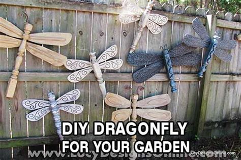 Diy Dragonfly For Your Garden Ceiling Fan Crafts Dragonfly Yard Art