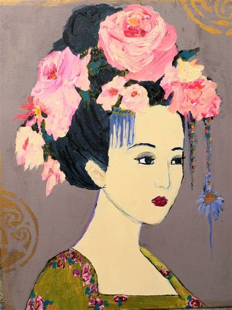 Geisha Print In 2020 Japanese Contemporary Art Poster Art Painting