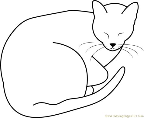 Welcome to the cat coloring pages section of color mountain. Sleeping Fat Cat by Jedijaruto Coloring Page - Free Cat ...