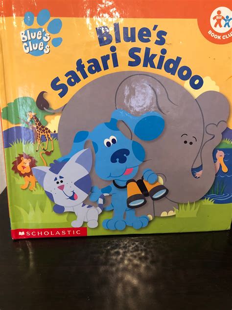 Blues Clues Book Blue S Safari Skidoo Etsy
