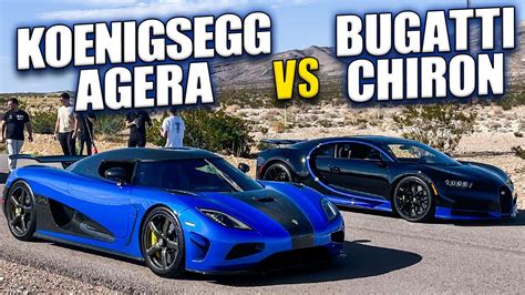 Koenigsegg Agera Vs Bugatti Chiron Surprise Winner Youtube