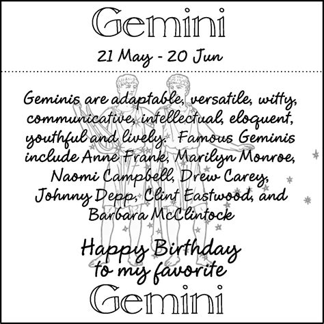 Your weekly love focus horoscope: Happy Birthday Gemini Quotes | BirthdayBuzz