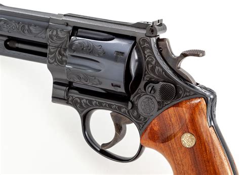 Factory A Engraved Sw Model 29 2 Double Action Revolver