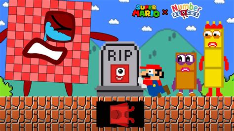 Rip Numberblocks 1 Mario And Numberblocks 100 Very Sad Game