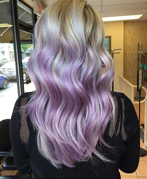 Lavender Blonde Hair