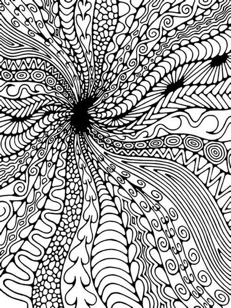 Difficult Coloring Pages For Adults Free Printable