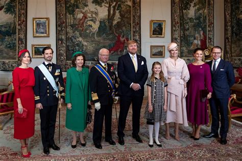 Visite Detat Des Souverains Néerlandais En Suède Accueil Au Palais Royal De Stockholm