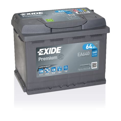 027te Ea640 12v 64ah Exide Premium Car Battery Premier Battery
