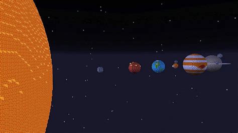 Minecraft Solar System Map