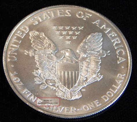 1996 American Silver Eagle Bullion Coin Rare Key Date Choice Gem Bu Nr