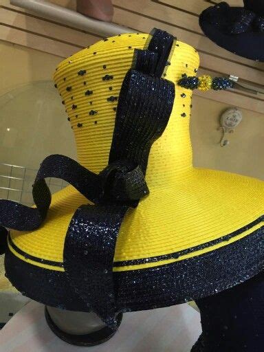 Yellow And Navy Louise Dpatterson Couture By Joyce Richardson Church