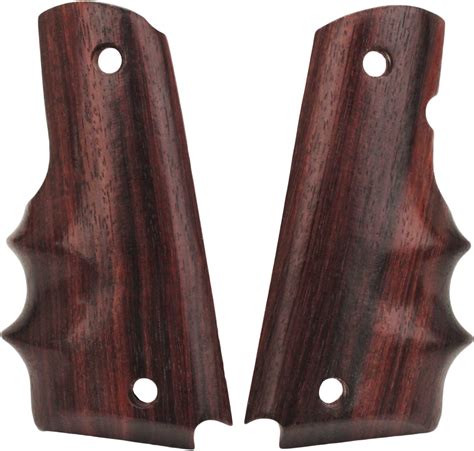 Hogue Colt And 1911 Government Grips Rosewood Wfinger Grooves 45900 81666