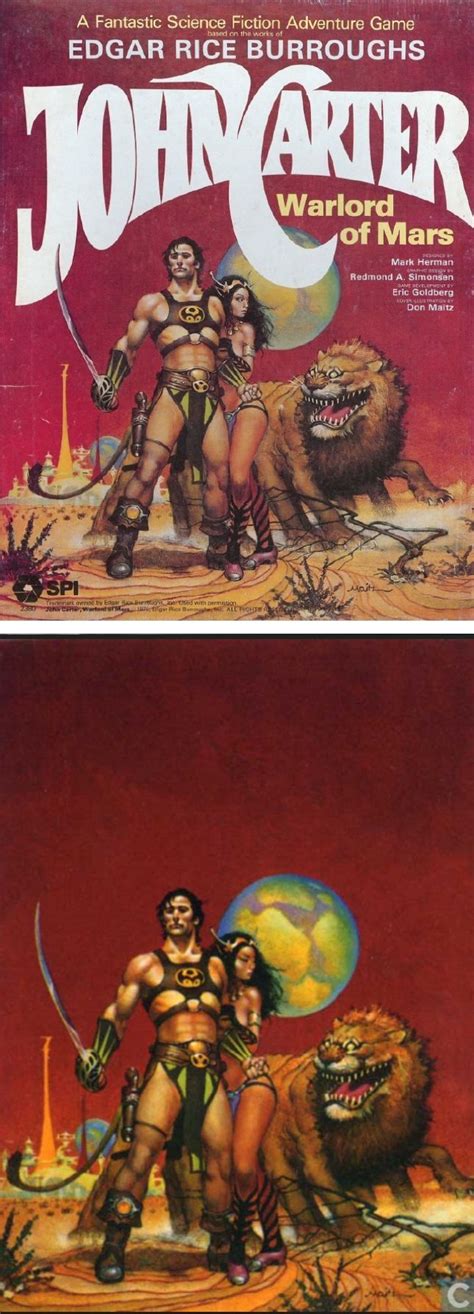 Don Maitz Jim Steranko Fantasy Book Covers John Carter Of Mars