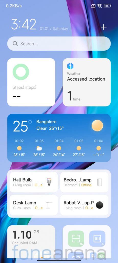 Miui 13 Widgets Fonearena 1 Fone Arena