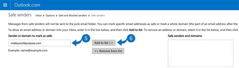 How To Whitelist Msn Email Address