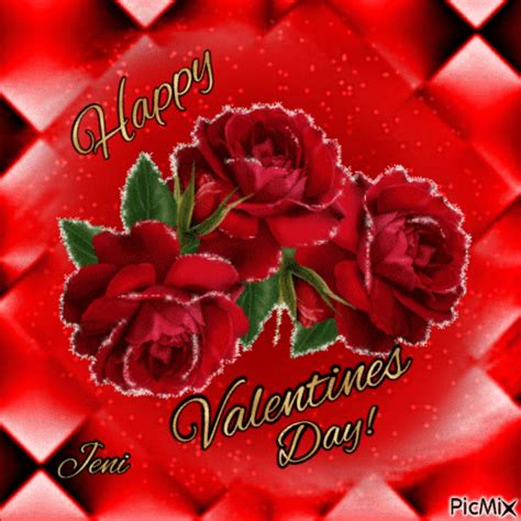 3 Red Roses Happy Valentines Day Pictures Photos And Images For