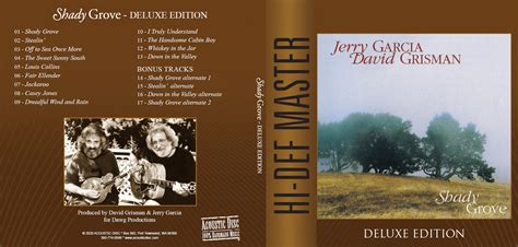 Jerry Garcia And David Grisman Shady Grove Deluxe Edition 19962020