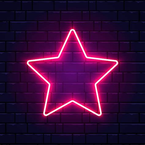 Neon Star Vectors And Illustrations For Free Download Freepik
