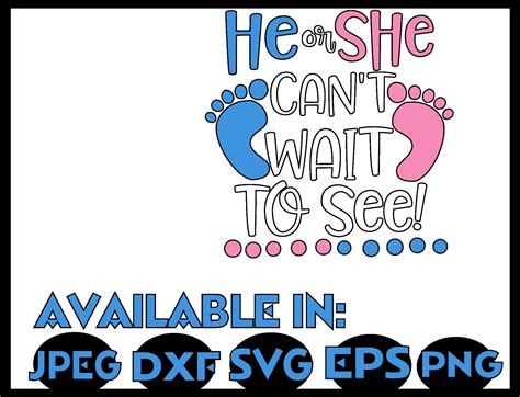 Download Baby SVG DXF JPEG Silhouette Cameo Cricut Gender reveal svg (237820) | Cut Files | Design Bundles
