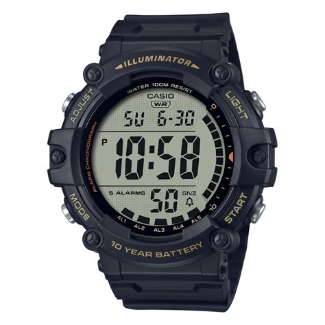 Ae1500whx 1av Illuminator Black Digital Watch Casio