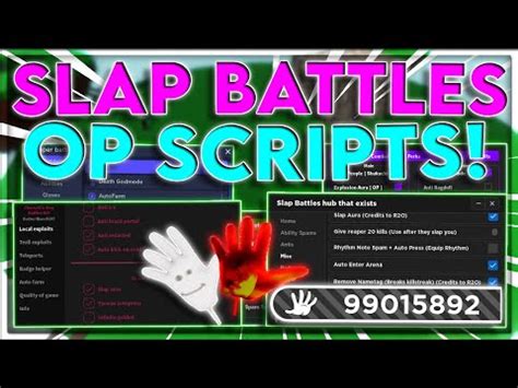 Slap Battles Best Script For Roblox At Work Ink