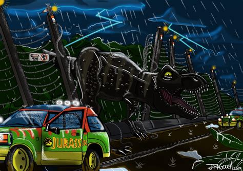 T Rex Trouble Jurassic Park Fan Art R Jurassicpark