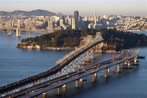 San Francisco Oakland Bay Bridge East Span Skyway Flatiron