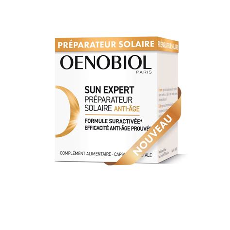 Oenobiol Sun Expert Préparateur Solaire Anti Âge 30 Capsules
