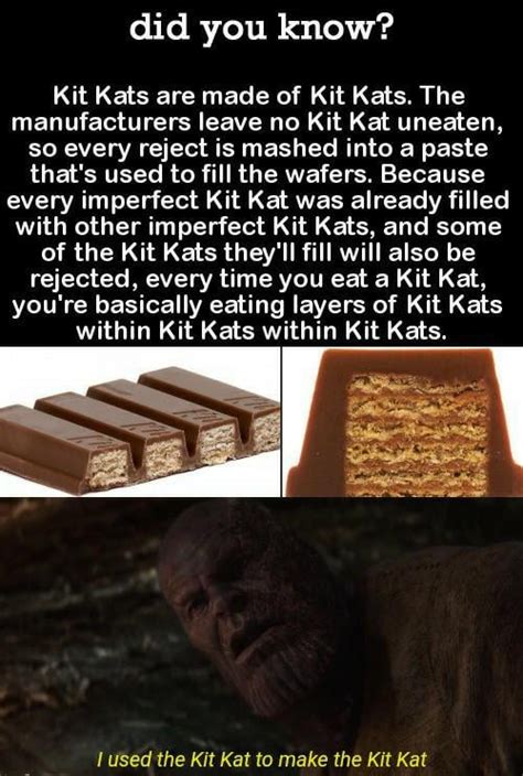If Kit Kat Filling Is Made From Broken Kit Kats How Did They Make The