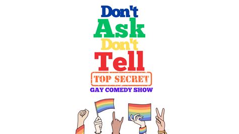 don t ask don t tell top secret queer comedy show punch line philly