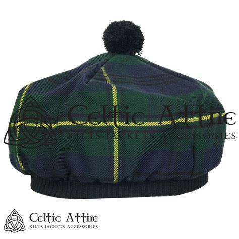 New Handmade Scottish Tam O Shanter Flat Bonnet Hat Tammie Cap In