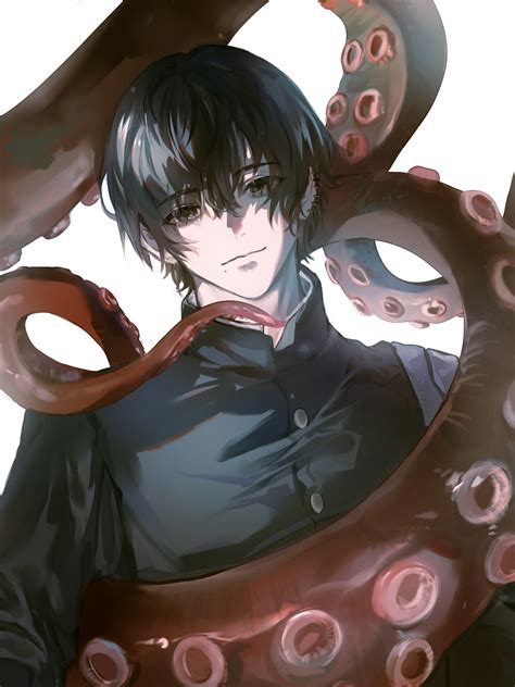 Yoshida Hirofumi And Octopus Devil Chainsaw Man Drawn By Yunyin