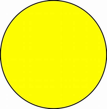 Circle Yellow Clker Clip Clipart Vector