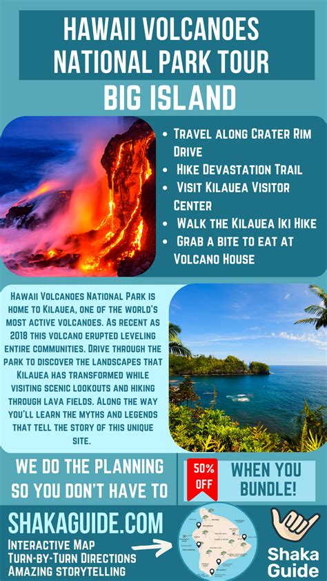 Shaka Guides Hawaii Volcanoes National Park Tour Itinerary Self