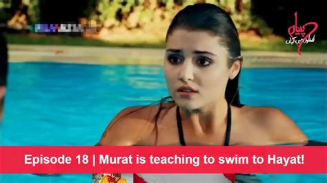 Pyaar Lafzon Mein Kahan Episode 18 Murat Is Teaching To Swim To Hayat