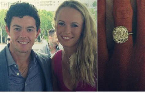 Caroline Wozniacki And Rory Mcilroy Get Engaged See The Ring