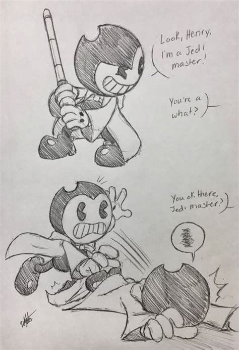 ‪i Saw That Meatly Had Mentioned A Star Wars Crossover So Heres Bendy