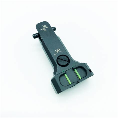 Vz58 Adjustable Fiber Optic Rear Sights Green Vz58 Usa