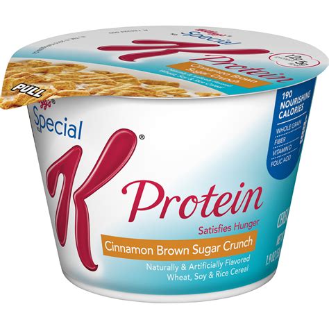 Kelloggs Special K Protein Cinnamon Brown Sugar Crunch Cereal Cup