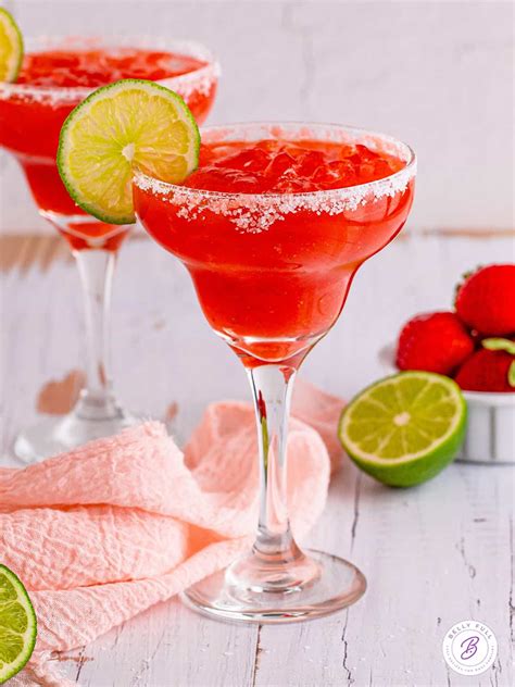 Frozen Strawberry Lime Margarita Recipe Jeannine Lawler
