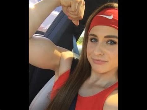 Girl Flexing Biceps Compilation Instagram Youtube