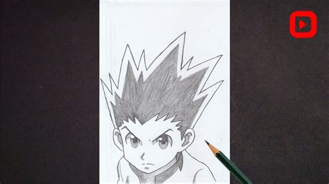 How To Draw Gon Freecss Hunter X Hunter Easy Anime Drawing
