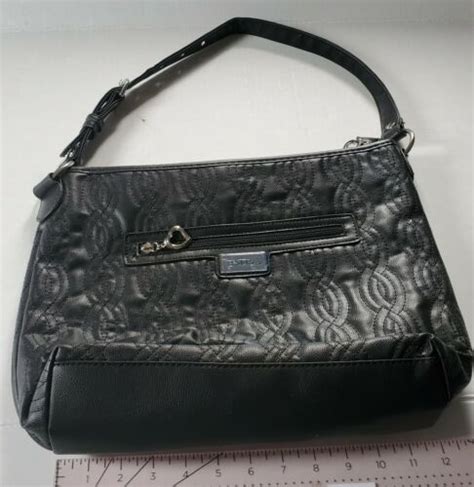 Black Nwot Large 12x12x6 Bella Russo Shoulder Purse Bag Ebay