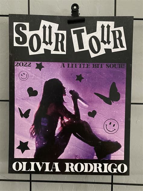 Olivia Rodrigo Sour Tour A Little Bit Sour Inspired Purple Etsy Australia