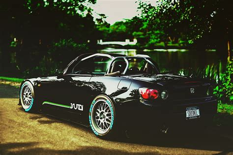 Hd Wallpaper White And Black Honda S2000 Jdm Japan Urban City Car