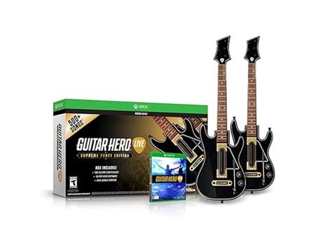 Guitar Hero Live Supreme Party Edition 2 Pack Bundle Xbox