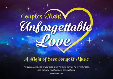 Couples Night Unforgettable Love Members Church Of God