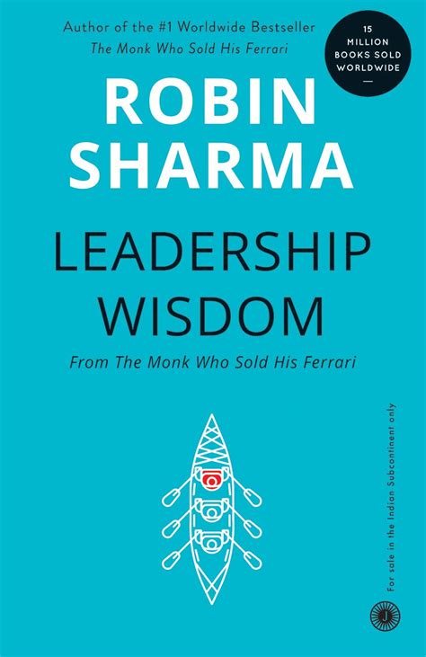 Or read a summary of this book if you don't have enough time. Leadership Wisdom - from the Monk Who Sold His Ferrari